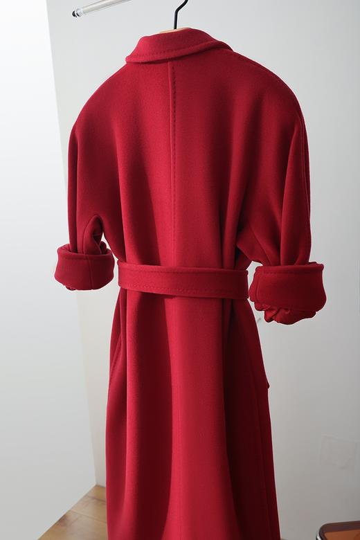 【只可换码，不退货】Maxmara 101801 山羊绒羊毛双排扣系带大衣（HN） 商品图9