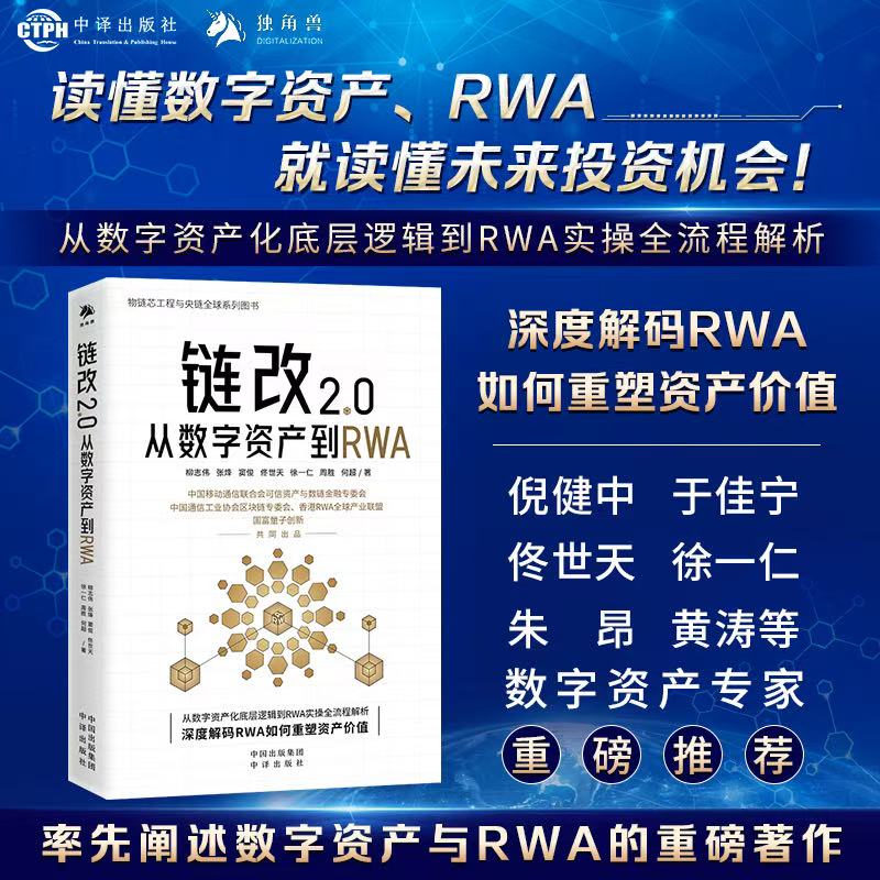 链改2.0：从数字资产到RWA 从数字资产化底层逻辑到RWA实操全流程解析 深度解码RWA如何重塑资产价值