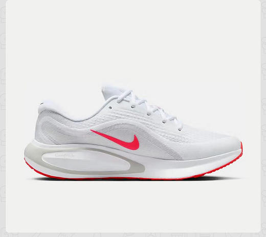 【云粉节】【6折】7楼NIKE耐克男鞋新款JOURNEY RUN白红缓震网面透气跑步鞋FN0228-106吊牌价699现价419 商品图1