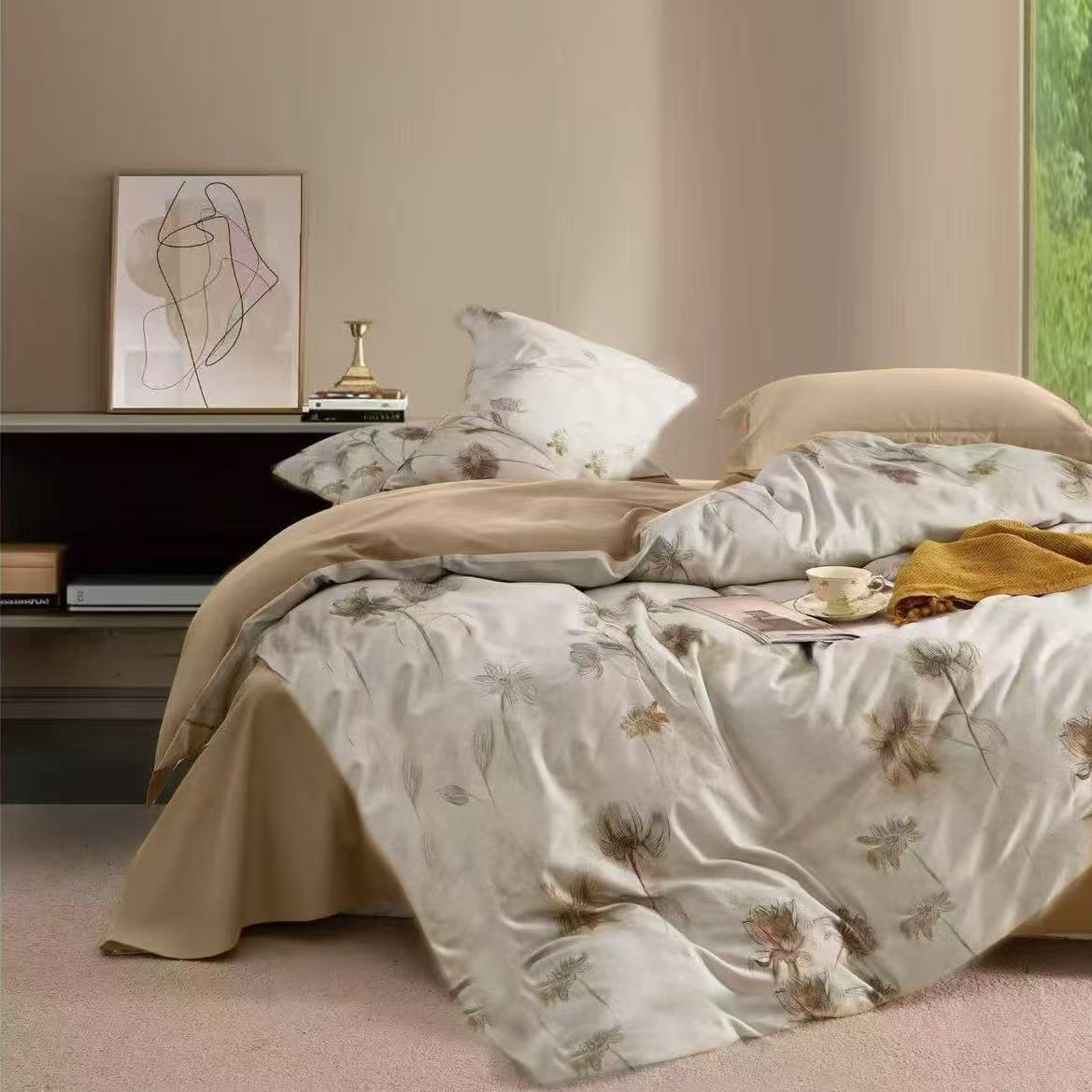 【满300减30】10楼恐龙    全棉印花磨毛四件套/200*230cm   吊牌价1580元   活动价299元