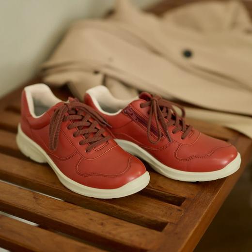 ACHILLES SORBO拇趾外翻小羊皮休闲鞋 3E 宽楦拉链 防泼水休闲百搭女鞋 ASC 5890 商品图5