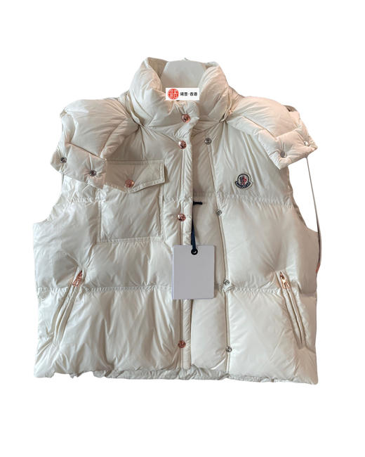 女款可拆卸帽羽绒马甲018 商品图0