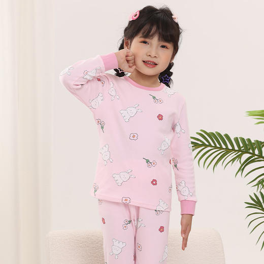 【YW】无忧购儿童纯棉秋衣秋裤睡衣套装家居服卡通可爱男女童（截单后3-5天发货) 商品图6