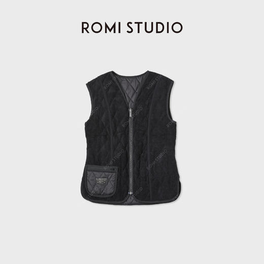 ROMI STUDIO“轻盈锁温”双面超密防风摇粒绒夹棉马甲 RWCWWG5556 商品图2