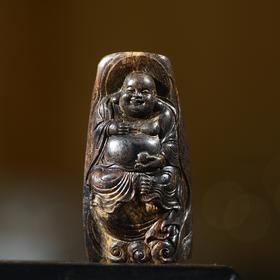 BC.LT10.15-7  文莱沉水(弥勒佛)挂件，10.63g