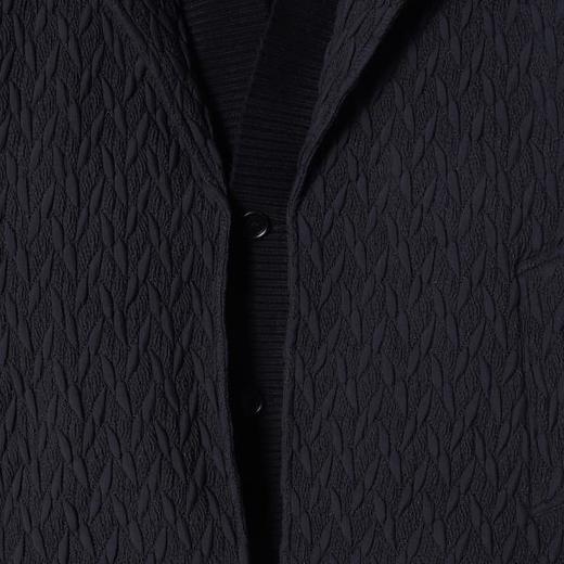 23938SDSA男士秋冬新款痞帅男装潮牌提花拼接假两件V领棉服外套时尚潮 商品图2