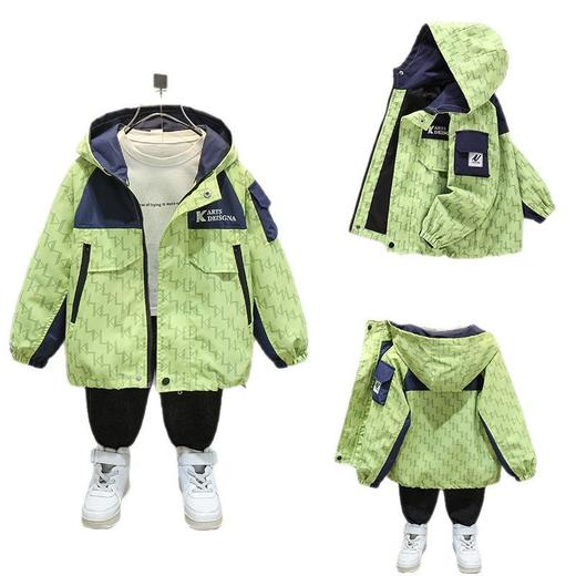 童装男童外套春季儿童冲锋衣休闲帅气春秋户外防水2025新休闲上衣 商品图4