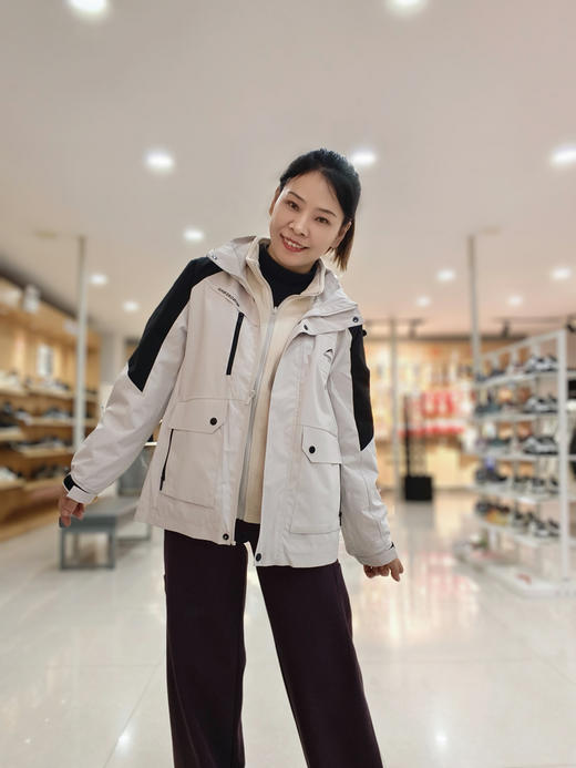 双星名人情侣款冲锋衣534235/534236 商品图1