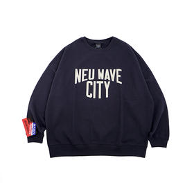 is-ness NEU WAVE SWEAT SHIRTS 音乐系列复古新浪潮圆领套头卫衣