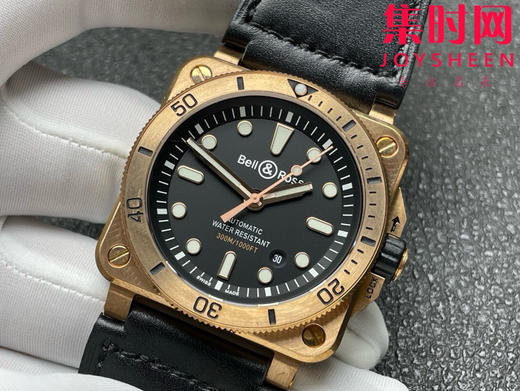 BR-柏莱士INSTRUMENTS系列BR0392 青铜壳BR-0392 方形男士腕表 商品图3