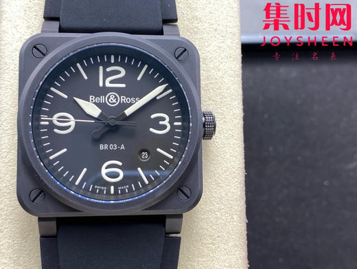 M+柏莱士INSTRUMENTS系列BR03A 方形男士腕表 陶瓷壳“黑武士” 商品图0