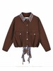 早乙女惠子saotome/STMWT13601/可拆卸荷叶边水洗夹克 商品缩略图3