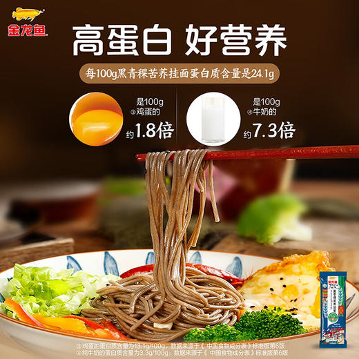 【金龙鱼】黑青稞苦荞挂面100g-FN 商品图1