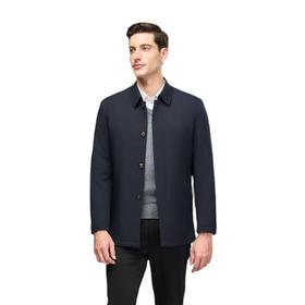 丰讯 可拆卸内胆冬季白鸭绒外套中年男士翻领羽绒服 FXNX81988