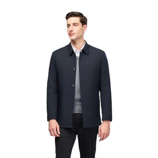 丰讯 可拆卸内胆冬季白鸭绒外套中年男士翻领羽绒服 FXNX81988 商品图0