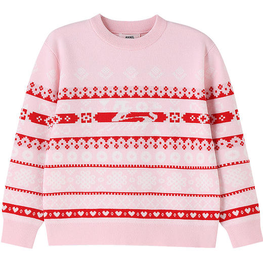 【新年波】男女童圆领长袖针织衫春季新款安奈儿童装EM614513 商品图6