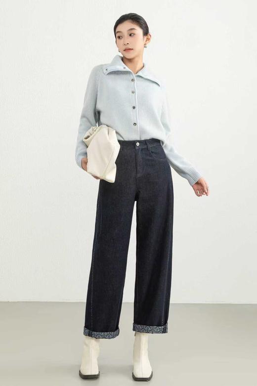 SZ3L07 - 帝释青牛仔裤 -【诗说先秦~与时尚对话，与年龄和解，与诗意重逢！】 商品图1