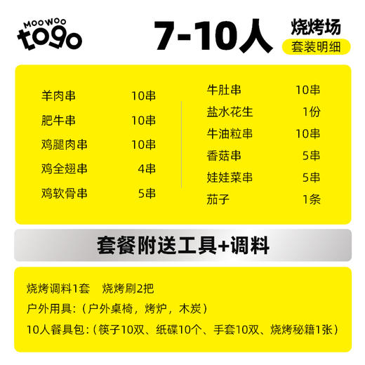 烧烤场专用套餐，含食材、场地 商品图2