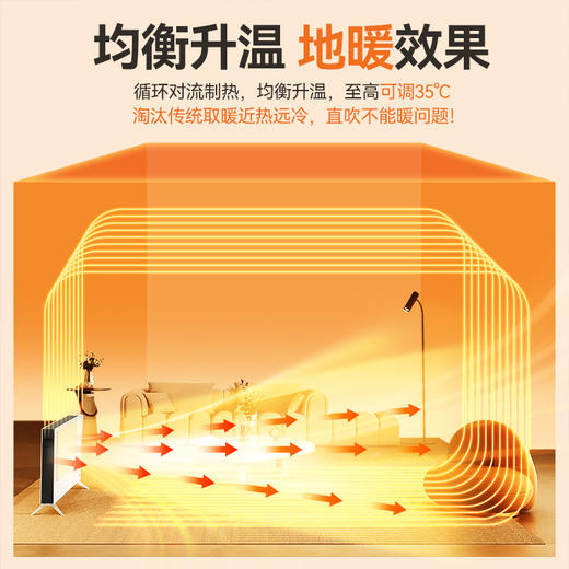 Bestherm“火炬”系列双制热双散热抗菌家庭主供暖广域电暖器H1&H2 商品图2