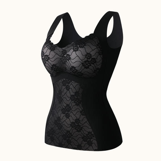 【暖绒发热❗️玻色因美肤保暖背心】桑蚕丝润养+绵羊毛，自带胸垫，免穿内衣文胸垫，超舒服❗️女冬上衣内穿内衣加厚德绒打底秋衣 商品图11