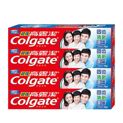 高露洁 超强牙膏90g*4支 GJC090-04 商品图0