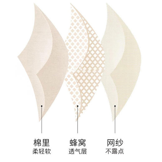 雅黛俪蕾丝内衣女大胸显小文胸收副乳防下垂走光调整型大码mm胸罩 商品图2