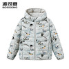波司登轻薄儿童羽绒服女童25秋新款短款连帽T250135540 商品缩略图3