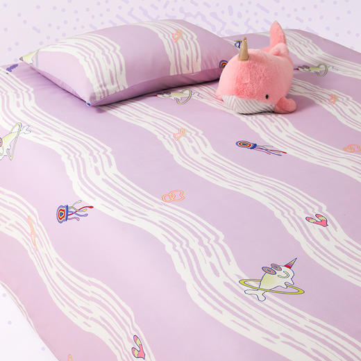 【秒杀 商超爆款】丝享升级云朵针织A类花卉四件套（coach设计师联名款） 商品图6