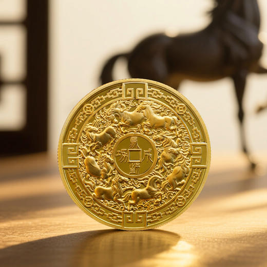 2025马年生肖荧光纪念章40mm 封装版 商品图9