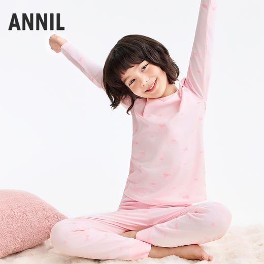 【新年波】男女童秋衣裤套装春季新款安奈儿童装JM617505 商品图2