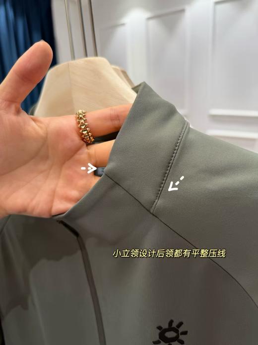 凯乐石男款抓绒半拉链长袖防风防臭透气衫 商品图7