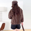 QYM 5273BKC061时尚气质休闲加厚保暖上衣皮毛一体外套 商品缩略图2