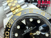 ARF配重版 劳力士格林尼治型GMT 间金款 皮蛋圈配重版 3285机 男士腕表 商品缩略图2