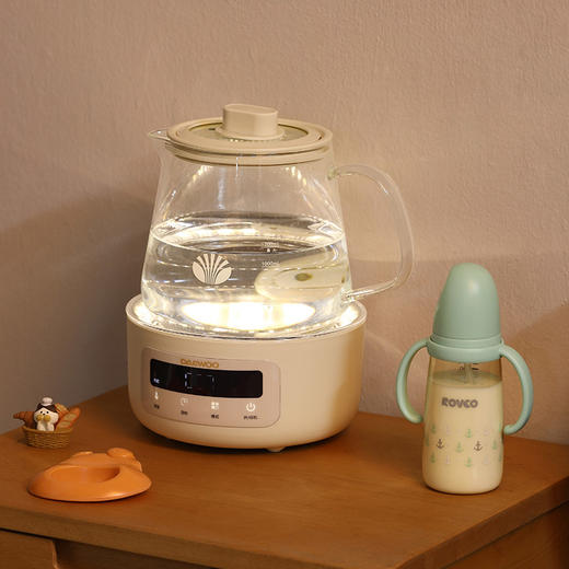 大宇 多功能恒温花茶壶暖阳白1.2L DYHC-1291D 商品图2