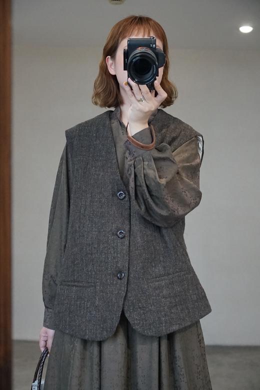 Susuri2色羊毛马甲 商品图5