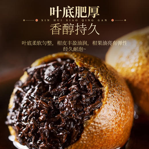 新会小青柑普洱熟茶6年陈正宗陈皮柑普茶500g配礼袋 CM 商品图4