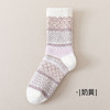 【绒绒的暖暖的！秋冬珊瑚绒袜子】 地板袜男女半边绒睡眠袜 冬季柔软加厚保暖中筒袜 商品缩略图5