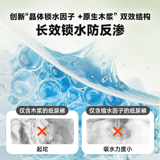 【一般贸易】糯啦啦 茶树森林纸尿裤/拉拉裤 MB70/S56/M/L/XL 商品图5