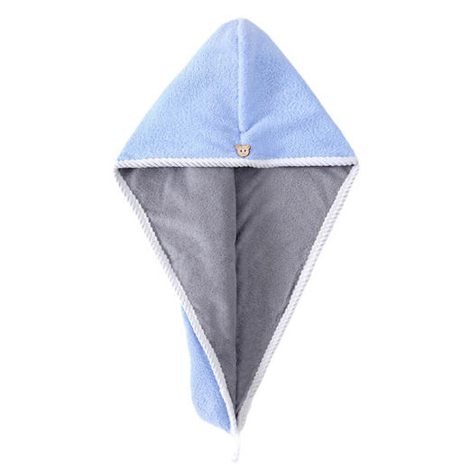 【福利❗️15.9秒🔥抢2件！双层加厚干发帽】双层珊瑚绒干发帽 女加厚超强吸水速干浴帽 拼接色干发巾包头发毛巾 商品图6