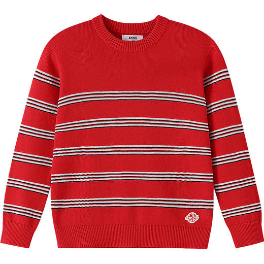 【新年波】男女童圆领长袖针织衫春季新款安奈儿童装EM614511 商品图6