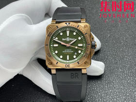 BR-柏莱士INSTRUMENTS系列BR0392 青铜壳BR-0392 方形男士腕表