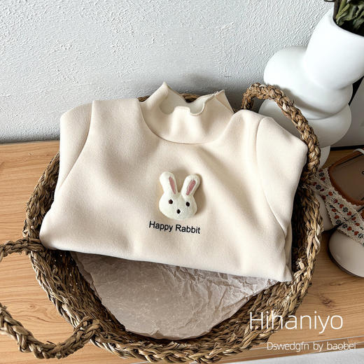 【超值❗️19.9抢🔥宝宝保暖打底衣】宝妈推荐，精选舒适的面料，柔软舒适宝宝喜欢，女童打底衫德绒秋冬，半高领秋冬新款加绒儿童长袖，加厚T恤韩版宝宝上衣L 商品图3