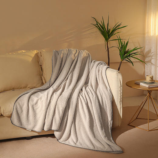 【秒杀 商超爆款】丝享双面舒棉绒多功能毯 暖绒光年 商品图0