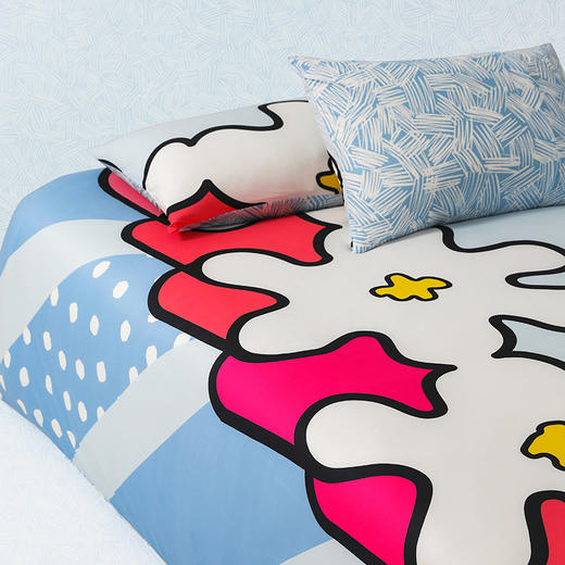 【秒杀 商超爆款】丝享升级云朵针织A类花卉四件套（coach设计师联名款） 商品图3