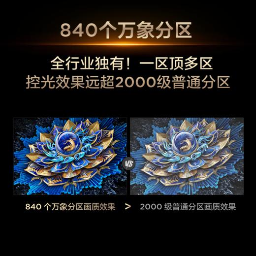 TCL电视 85T7L 85英寸 QD-Mini LED 华星高阶HVA屏 万象分区 绚彩XDR 2200nits 超薄电视 商品图2