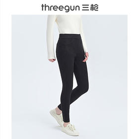 Threegun三枪 时尚磨毛女士铅笔裤长裤-60832B911