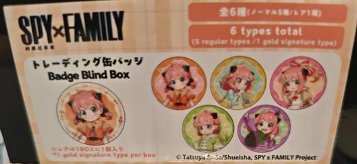 间谍过家家 Badge Blind Box C 徽章 吧唧 6包/盒 谷子 商品图0