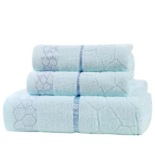 南极人 水立方浴巾毛巾三件套 N08005-3 商品图2