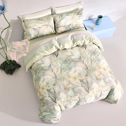 【自营】 罗莱 郁妍60S全棉贡缎印花四件套 200*230cm 商品图6