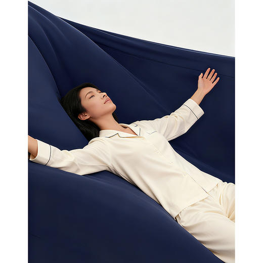 官网630/680！亚朵家简约莫代尔裸感深睡单双人床笠四季通用床垫保护罩可机洗床套 商品图1